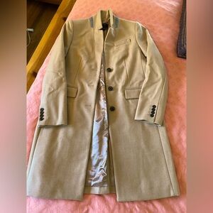 J. Crew Tan Long Coat